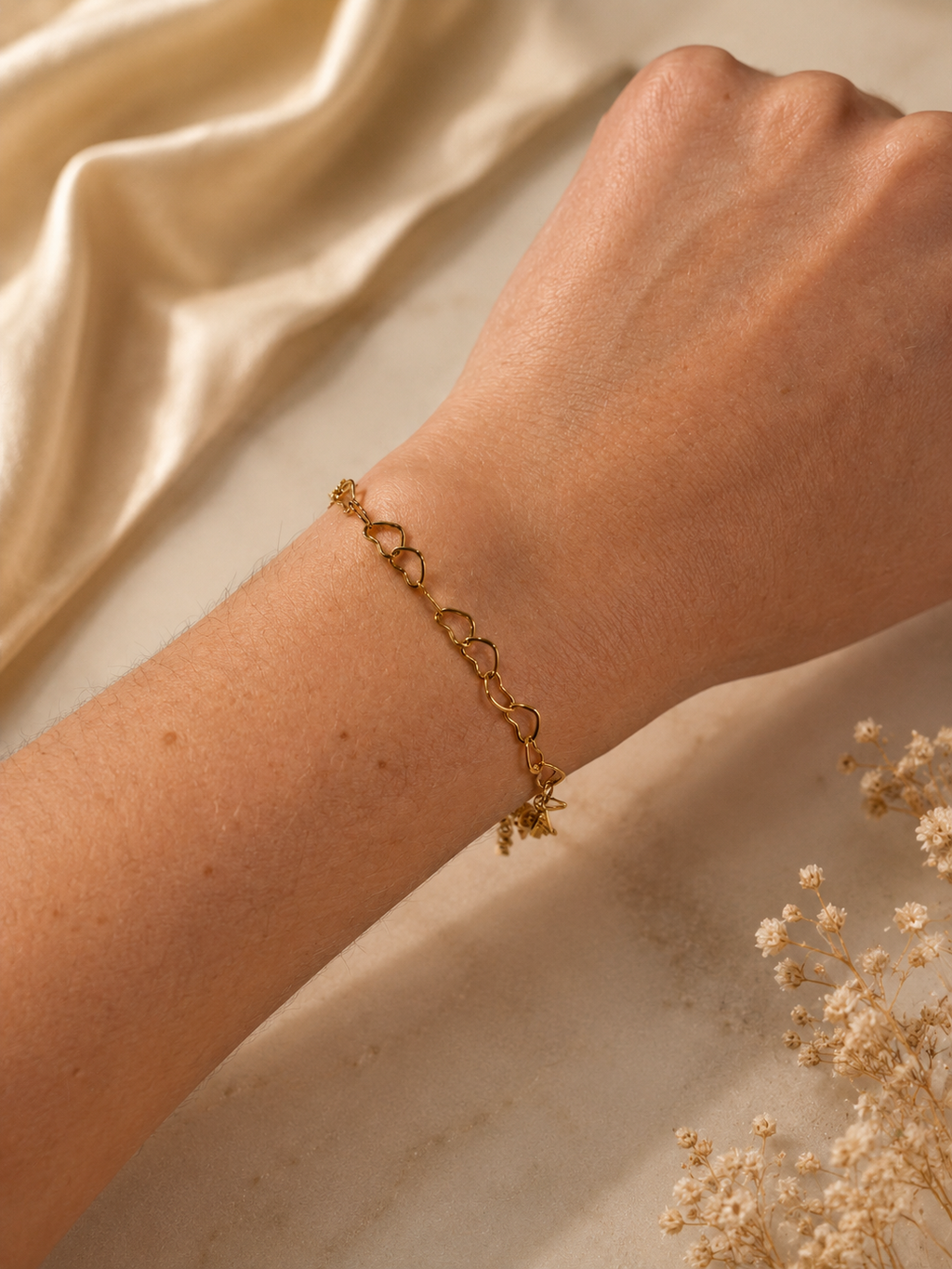Blush Hearts Bracelet