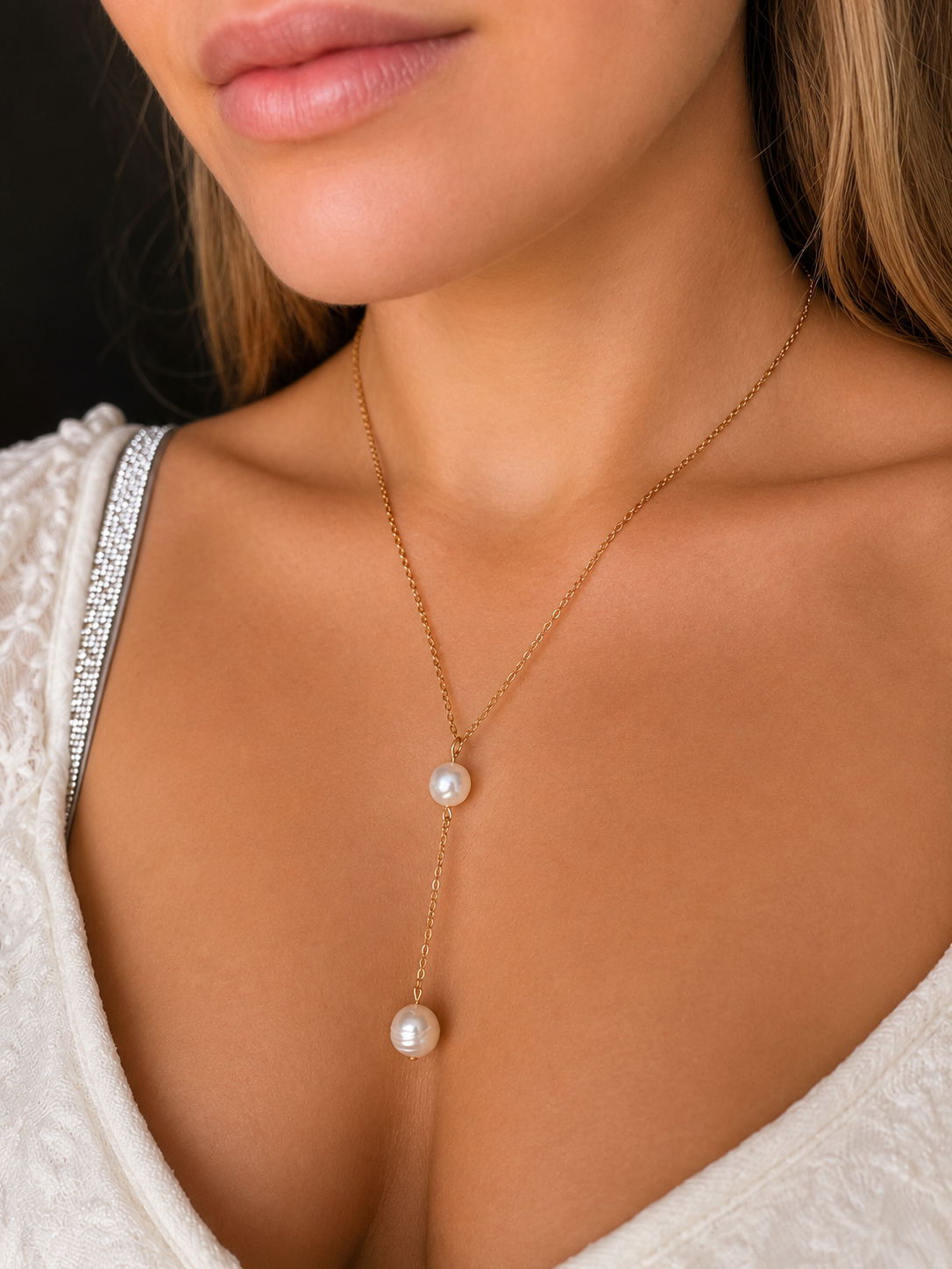 Pearl Cascade Necklace