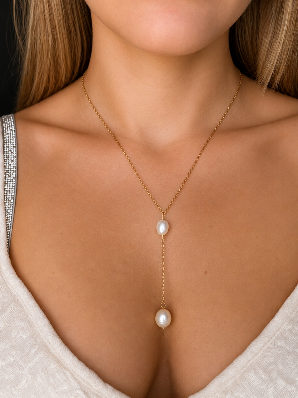 Pearl Cascade Necklace